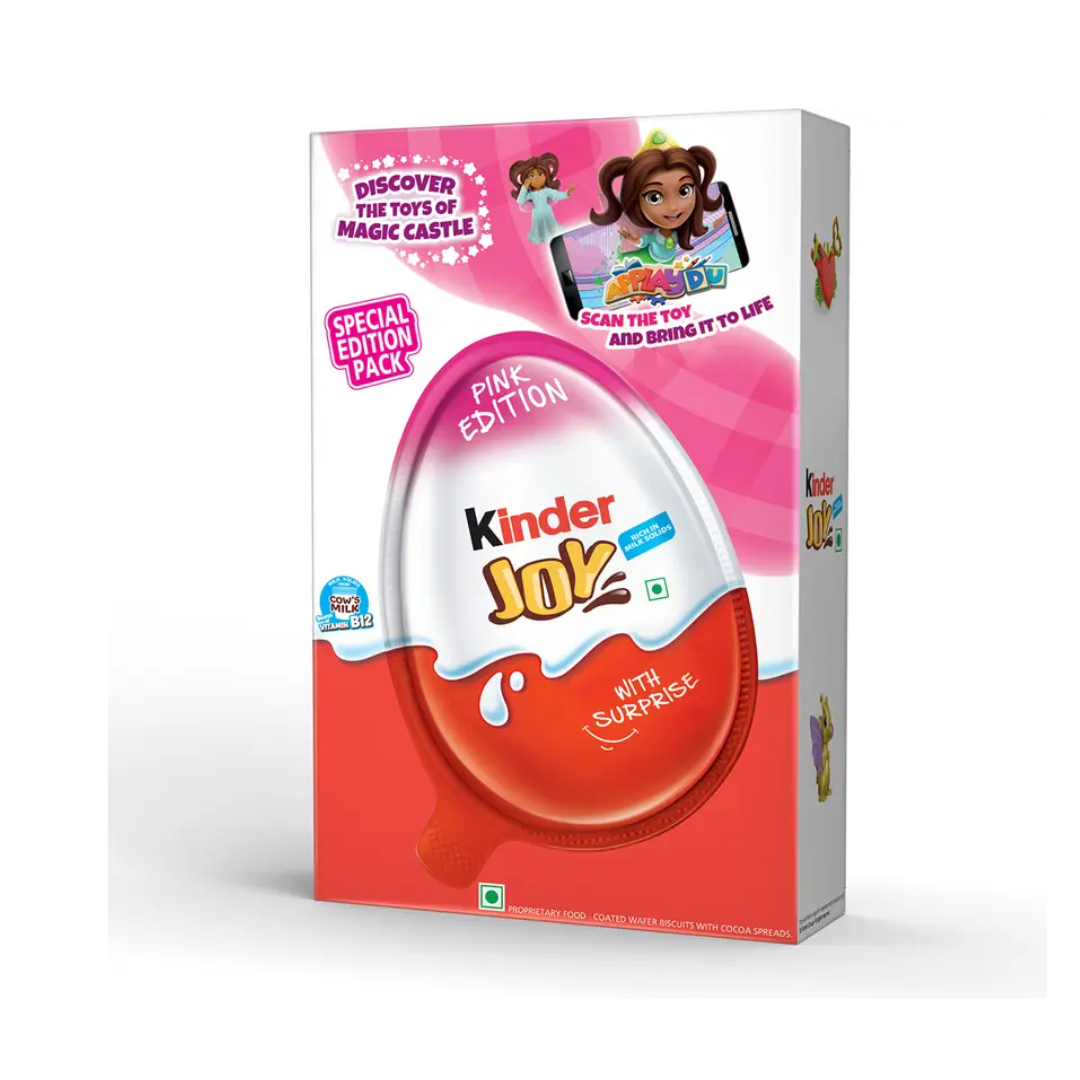 Kinder JOY T9 Pink Special Edition Pack 180gm Fudges